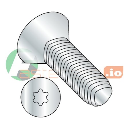 Newport Fasteners Thread Forming Screw, #10-32 x 3/4 in, Zinc Plated Steel Flat Head Torx Drive, 7000 PK 442237